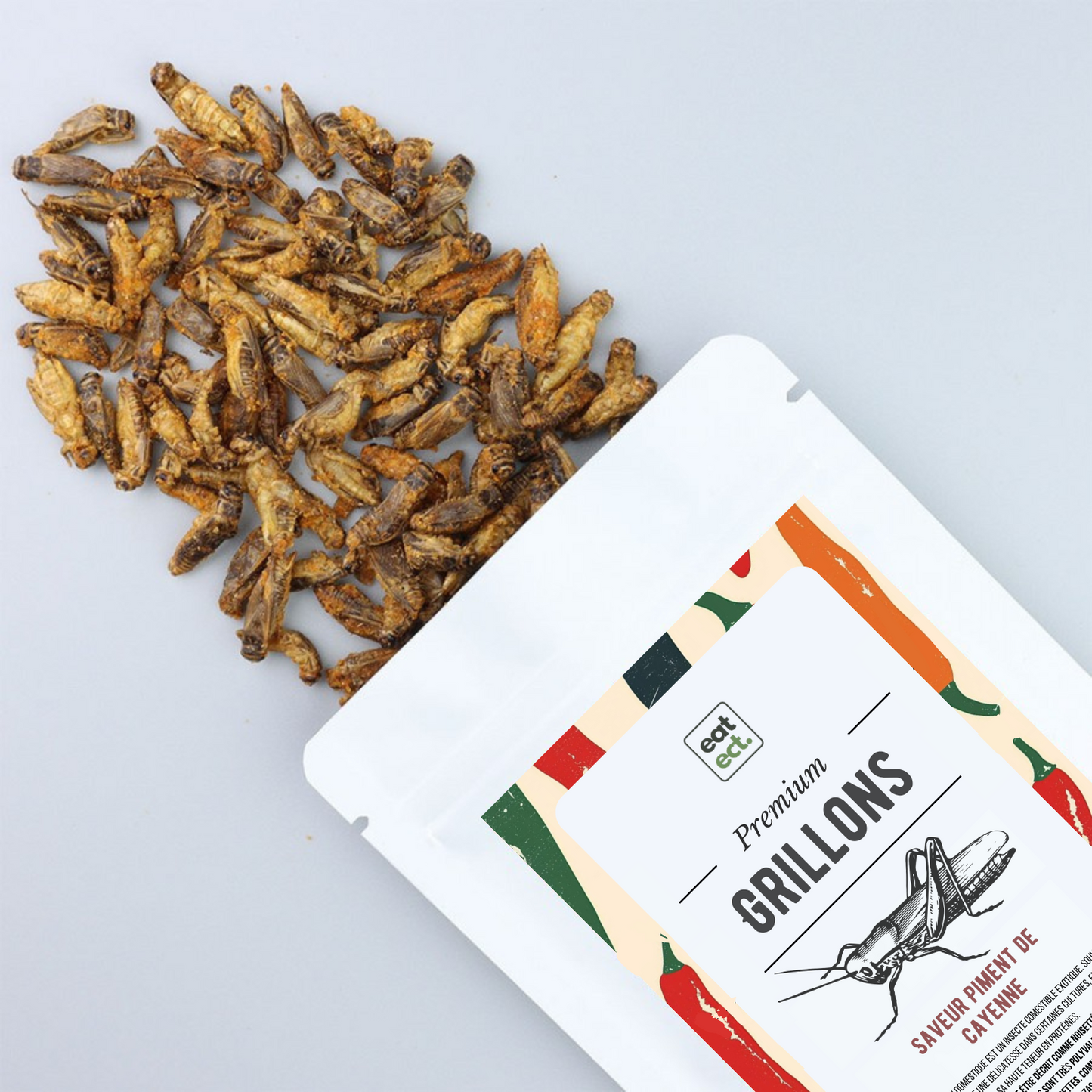 Grillons - Saveur Piment de Cayenne